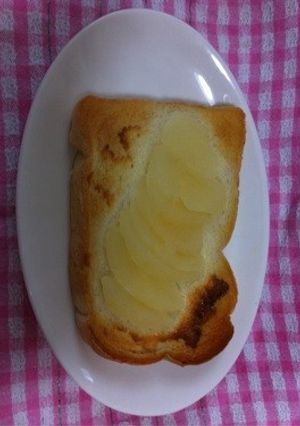 洋梨ミルクトースト-レシピのメイン写真