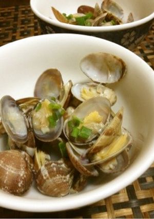 アサリの酒蒸し-レシピのメイン写真