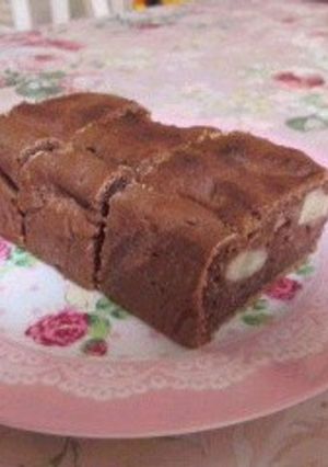 材料4つ☆簡単もっちりココアバナナケーキ-レシピのメイン写真