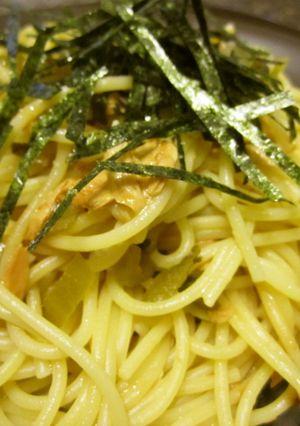 和風☆ツナ＆高菜パスタ-レシピのメイン写真
