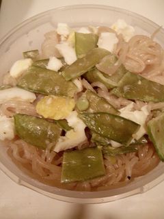 ヘルシー糸こんにゃくときぬさやサラダ-レシピのメイン写真