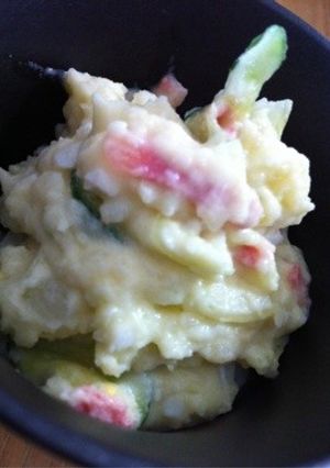 水切りヨーグルトでポテトサラダ-レシピのメイン写真