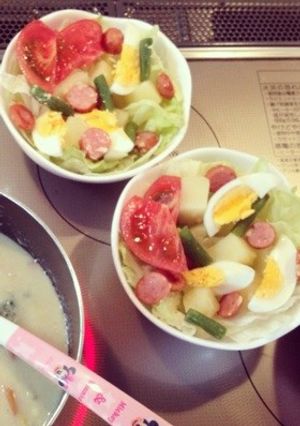 ニース風サラダ-レシピのメイン写真