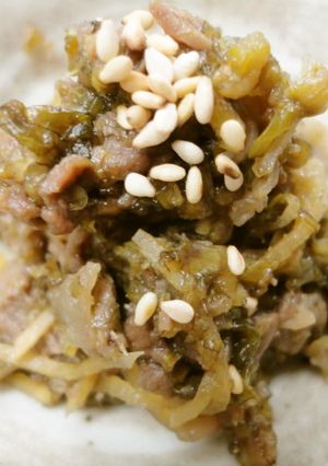 春の香り♪フキノトウと牛肉の時雨煮^^-レシピのメイン写真