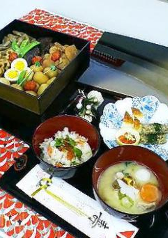 お節料理に豚肉と根菜の煮しめ-レシピのメイン写真