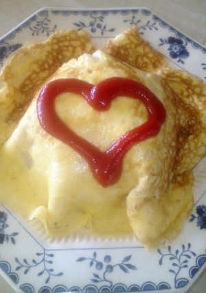 ふんわり♪マヨ入りオムライス（＠＾＾＠）-レシピのメイン写真