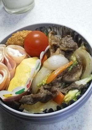 焼肉弁当-レシピのメイン写真