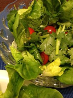 パクチーサラダのドレッシング-レシピのメイン写真