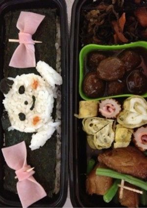 旦那さんにパンダキャラ弁♪-レシピのメイン写真