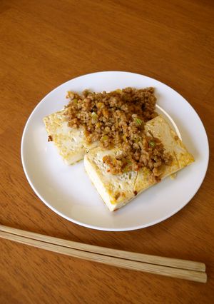 ぜんぜんたいへんじゃない麻婆豆腐ステーキ-レシピのメイン写真