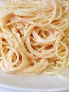 明太子と生クリームのスパゲッティ-レシピのメイン写真
