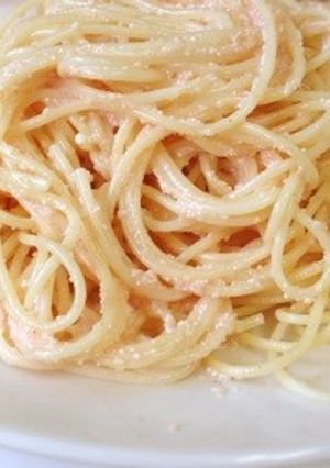 明太子と生クリームのスパゲッティ-レシピのメイン写真