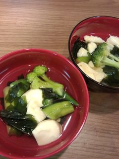 簡単!卵豆腐と温野菜のコンソメスープ-レシピのメイン写真