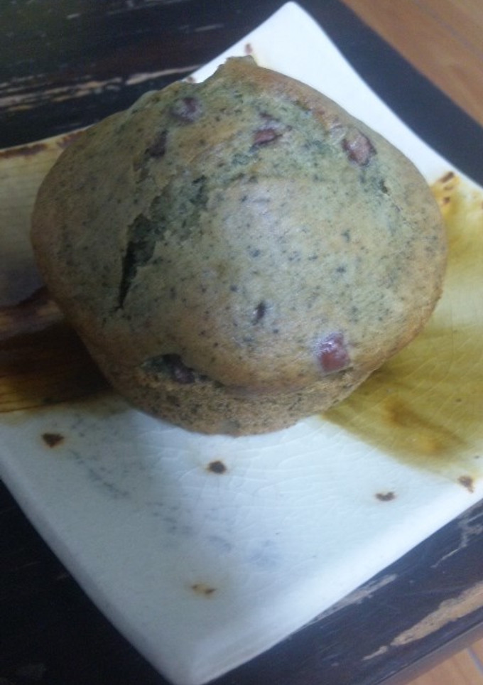 よもぎと小豆の和風マフィン-レシピのメイン写真