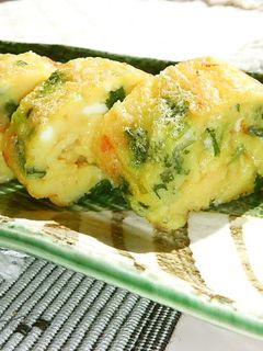 お弁当に❤昆布茶&ネギ入り卵焼き♬-レシピのメイン写真