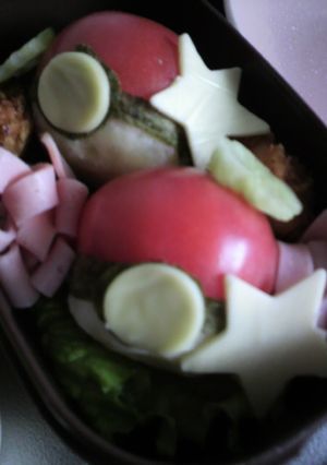 モンスターボール キャラ弁-レシピのメイン写真