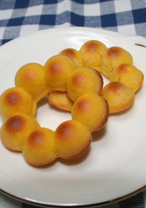 かぼちゃの焼きドーナツ-レシピのメイン写真