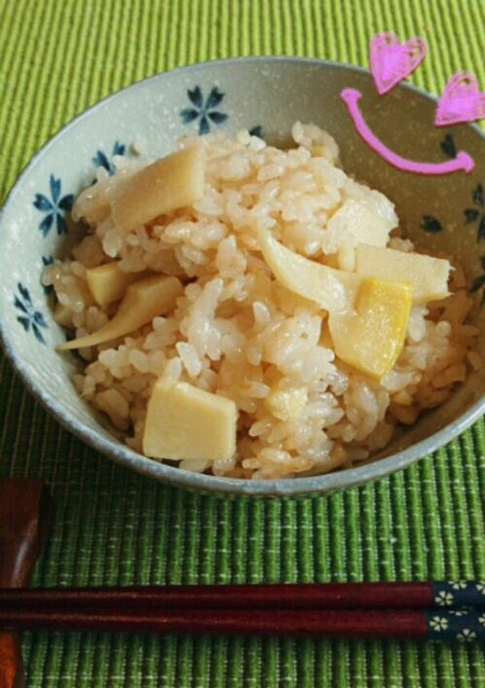 もっちもち☆筍おこわ♪-レシピのメイン写真