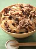レンチン！ヘルシーのこ牛丼