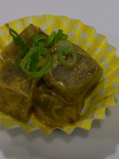 お弁当に☆味噌マヨこんにゃく-レシピのメイン写真