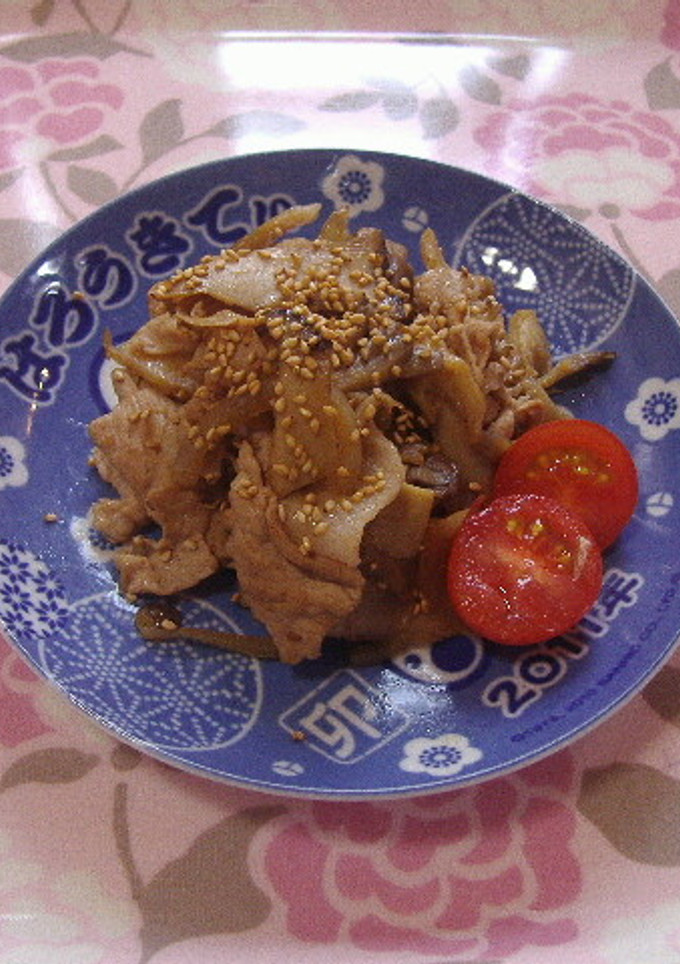 豚肉とたまねぎのしょうが醤油炒め-レシピのメイン写真