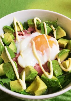 マグロアボガド丼 カフェご飯♡-レシピのメイン写真