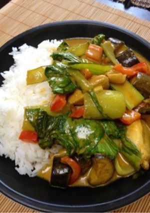鶏肉と野菜のココナッツカレー炒め-レシピのメイン写真