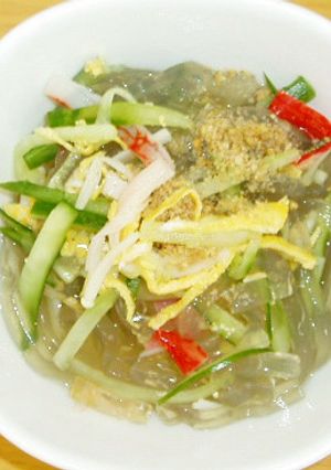 ところてんの酢の物-レシピのメイン写真