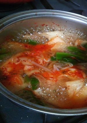 鍋1つで豆もやしキムチ鍋-レシピのメイン写真