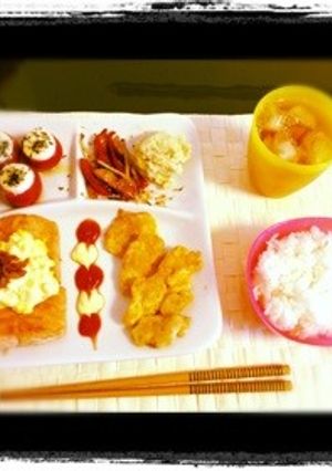 ワンプレートランチ♡ピカタ-レシピのメイン写真