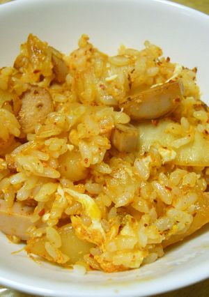 簡単♪キムチ炒飯-レシピのメイン写真