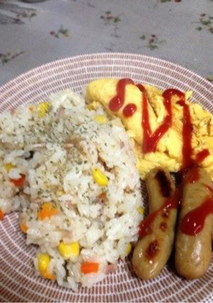炊飯器でピラフ-レシピのメイン写真