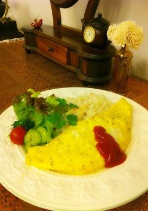 簡単☆ジャガイモと人参のふんわりオムレツ-レシピのメイン写真