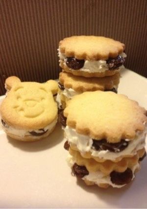 ラムレーズンバターサンドクッキー-レシピのメイン写真