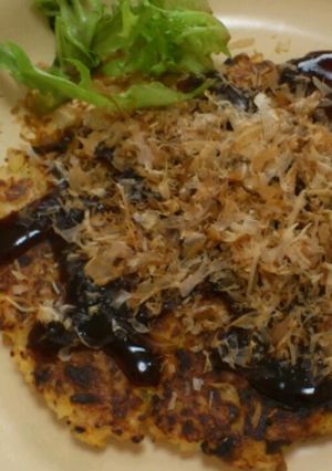納豆玉子ごはんでお好み焼き♪-レシピのメイン写真