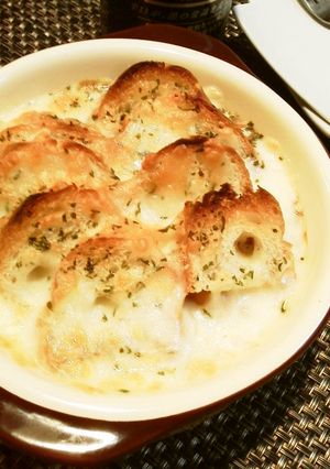 簡単旨い♥カレーとチーズのパングラタン-レシピのメイン写真