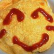 基本の具を使ったオムライス