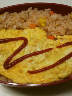 忙しい朝に!簡単オムライス弁当♥-レシピのメイン写真