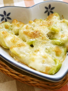 簡単♪そら豆のオリーブチーズ焼き-レシピのメイン写真