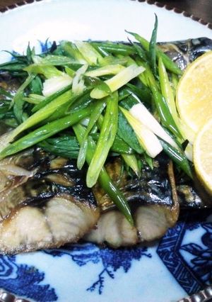 トースターで楽チン♪サバのネギ乗せ焼き-レシピのメイン写真