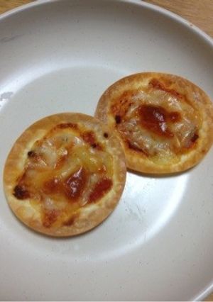 餃子の皮ピザ-レシピのメイン写真