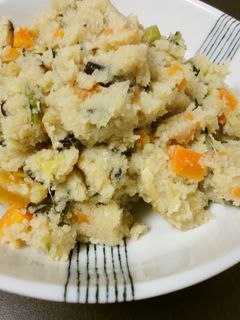 春菊入り・おからの炒り煮-レシピのメイン写真