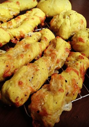 自家製酵母のチーズカレースティック-レシピのメイン写真