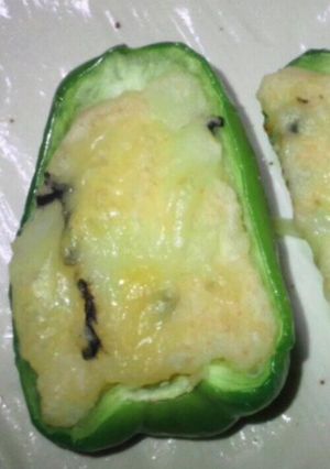 ピーマンの明太ポテト詰め-レシピのメイン写真