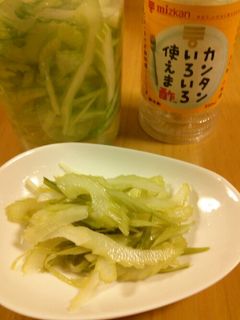 簡単!おいしい!セロリのピクルス-レシピのメイン写真