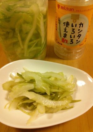 簡単！おいしい！セロリのピクルス-レシピのメイン写真