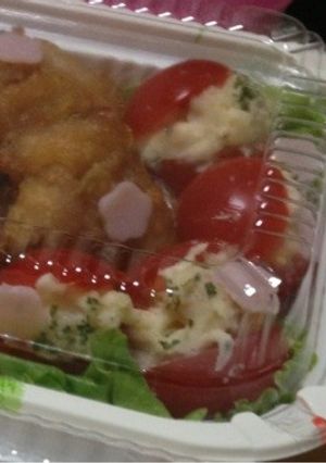 お弁当に♪ミニトマトINポテトサラダ♡-レシピのメイン写真