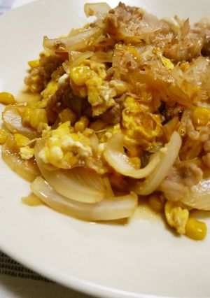 超簡単ごちそう飯☆新玉ねぎチャンプルー-レシピのメイン写真