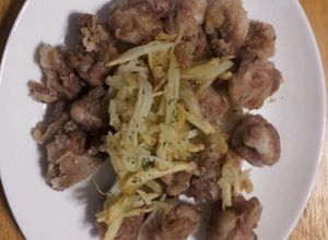 簡単豚バラしゃぶしゃぶ肉のフリッター？-レシピのメイン写真