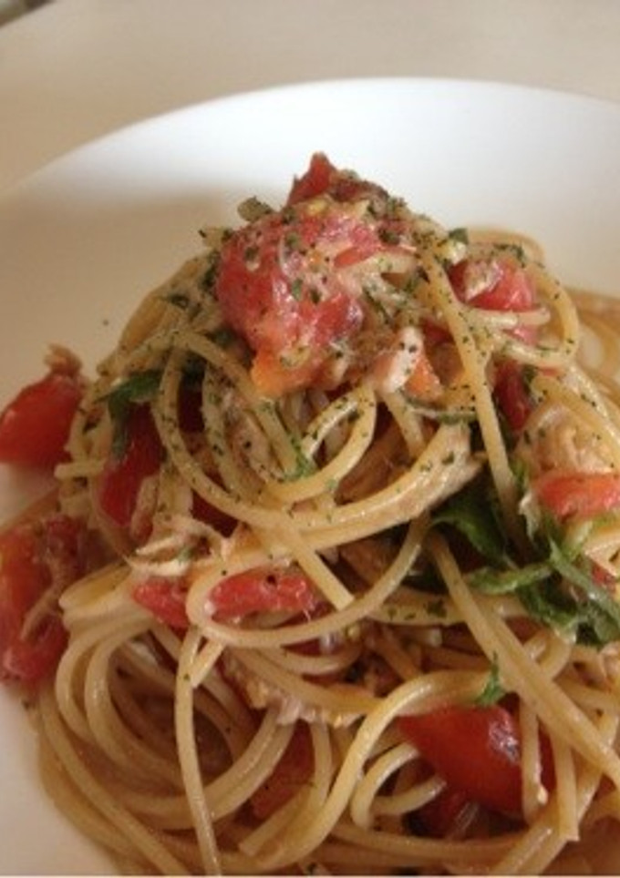 和えるだけ^ ^トマトとツナの冷製パスタ-レシピのメイン写真
